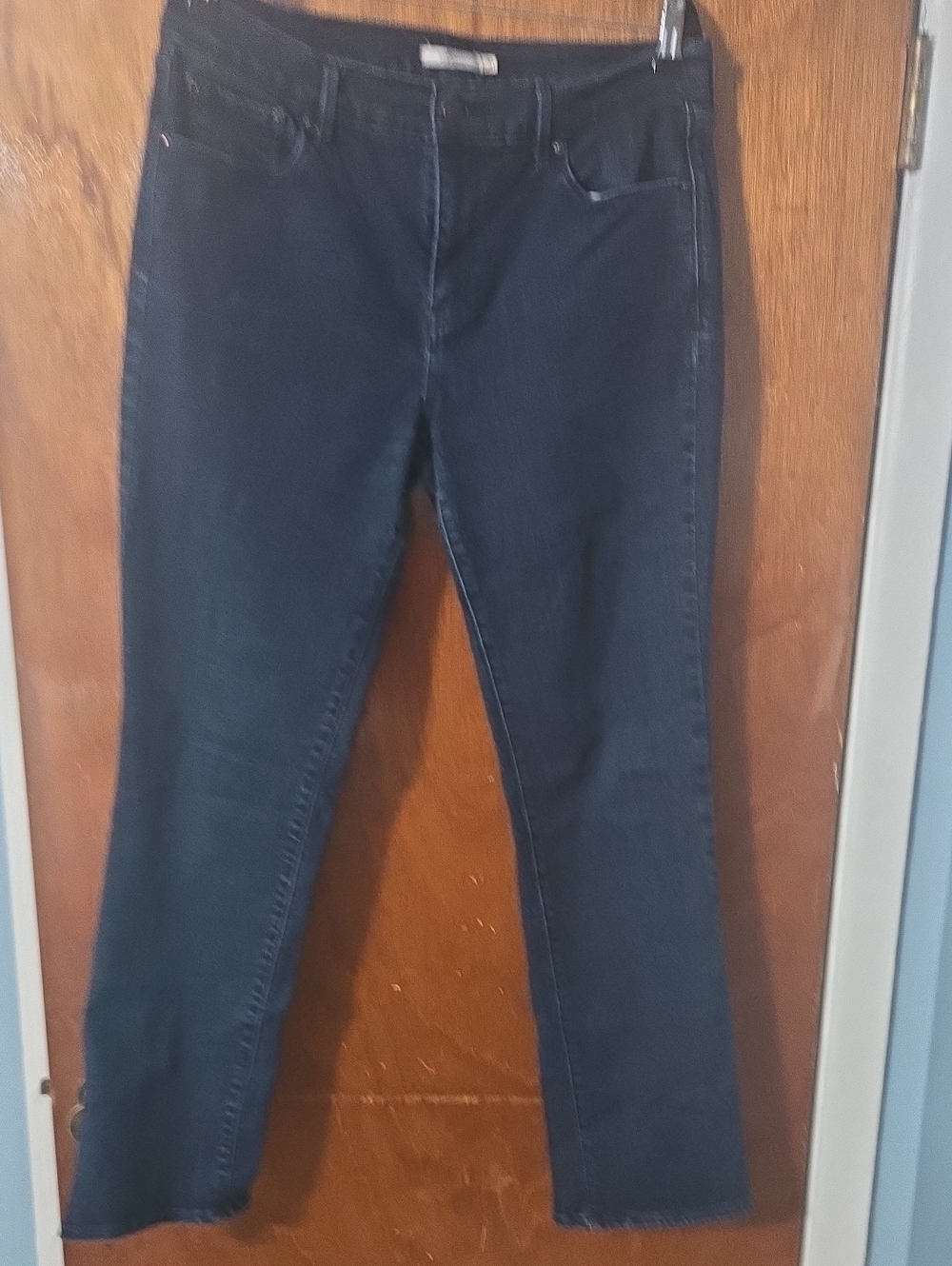 Levi's 505 Women's Straight Leg Jeans in Dark Blue